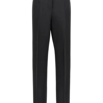 Salvatore Ferragamo - Stretched Pleated Trousers - Größe 40 - schwarz Salvatore Ferragamo - Stretched Pleated Trousers - Größe 40 - schwarz