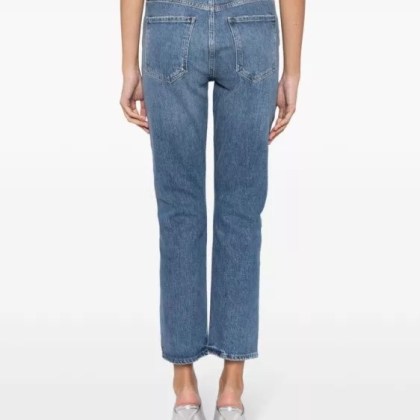 Agolde - Riley Cropped Denim Jeans - Größe 31 - blue – Bild 3