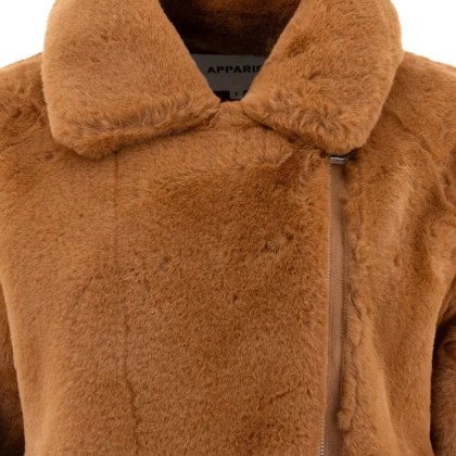 APPARIS - "Dahlia" Biker Coat - Größe M - braun – Bild 3