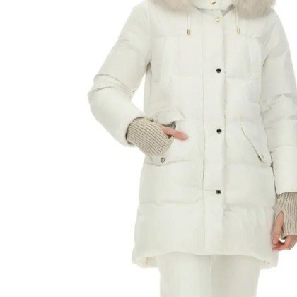 Moorer - "Talassa" Down Dacket - Größe 44 - weiß – Bild 2