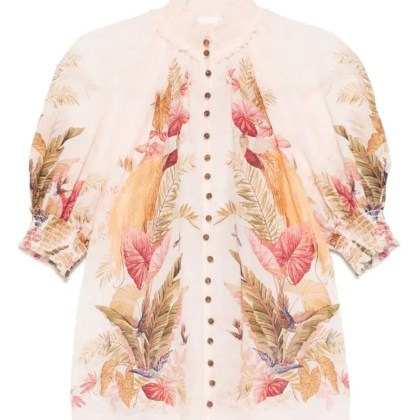 Zimmermann - Ascension Billow Blouse - Größe 1 - pink Zimmermann - Ascension Billow Blouse - Größe 1 - pink