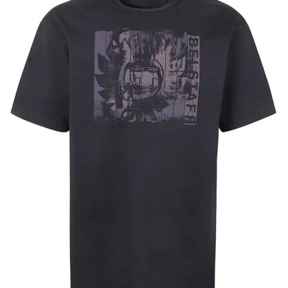 Belstaff - Short-Sleeve Black Cotton Jersey T-Shirt - Größe XXXL - schwarz Belstaff - Short-Sleeve Black Cotton Jersey T-Shirt - Größe XXXL - schwarz