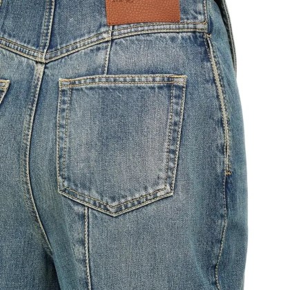 Alexander McQueen - High-Waisted Bootcut Denim Pants With Turn-Up Desi - Größe 26 - blau – Bild 2