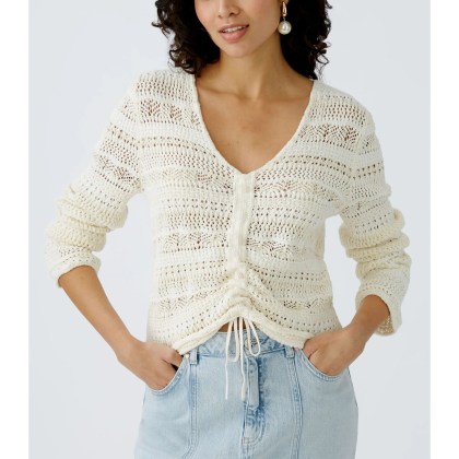 Oui - Pullover - Größe 46 - weiß – Bild 2