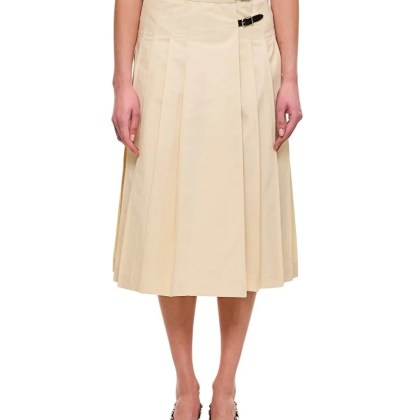 Durazzi Milano - Pleated Midi Kilt Skirt - Größe 44 - beige Durazzi Milano - Pleated Midi Kilt Skirt - Größe 44 - beige