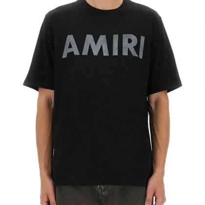 Amiri - Amiri Stencil Print T-Shirt - Größe M - schwarz Amiri - Amiri Stencil Print T-Shirt - Größe M - schwarz