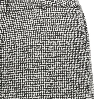 Ermanno Scervino - Houndstooth Sheath Longuette Skirt With Back Split - Größe 38 - grau – Bild 2