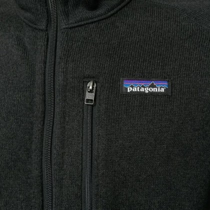 PATAGONIA - Textured Knit Black Zip-Through Sweater - Größe L - schwarz – Bild 3