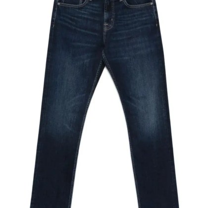 Seven for all Mankind - Dark Blue Straight Leg Jeans With Classic Five-Poc - Größe 40 - schwarz Seven for all Mankind - Dark Blue Straight Leg Jeans With Classic Five-Poc - Größe 40 - schwarz