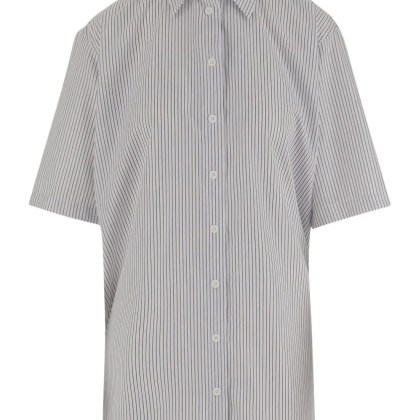 Niccolò Pasqualetti - Douglas Cotton Shirt With Striped Pattern - Größe XS - gray Niccolò Pasqualetti - Douglas Cotton Shirt With Striped Pattern - Größe XS - gray