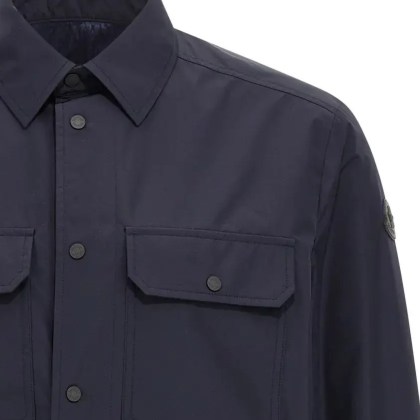 Moncler - Tech Fabric Shirt - Größe M - schwarz – Bild 3