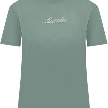 Lanvin - T-Shirt con Logo - Größe S - grün Lanvin - T-Shirt con Logo - Größe S - grün