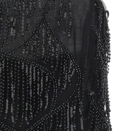 Rotate - 'Sequins Bubble' Top - Größe 36 - schwarz – Bild 3