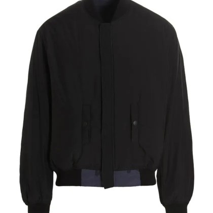 424 - Reversible Logo Bomber Jacket. - Größe S - blau – Bild 3