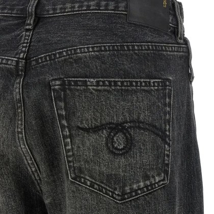 R13 - 'Crossover' Jeans - Größe 25 - schwarz – Bild 2