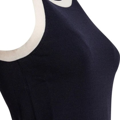 Ines De La Fressange - Fitted Cotton-Silk Blend Top - Größe S - schwarz – Bild 2