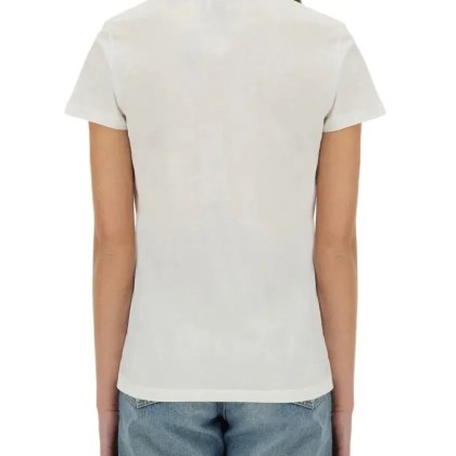 Saint Laurent - "Music Festival" T-Shirt - Größe XS - beige – Bild 3