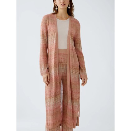 Oui - Strickmantel - Größe 42 DAMEN - rosa – Bild 2