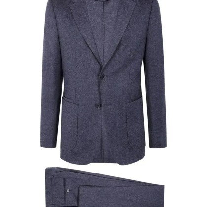 Ermenegildo Zegna - Tailored Two-Piece Suit With Classic Notch Lapel - Größe 50 - grau Ermenegildo Zegna - Tailored Two-Piece Suit With Classic Notch Lapel - Größe 50 - grau