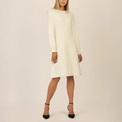 Apart - Strickkleid - Größe 40 - creme