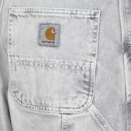 Carhartt Wip - Relaxed Fit Straight Leg Cotton Denim Trousers - Größe 29 - grau – Bild 2