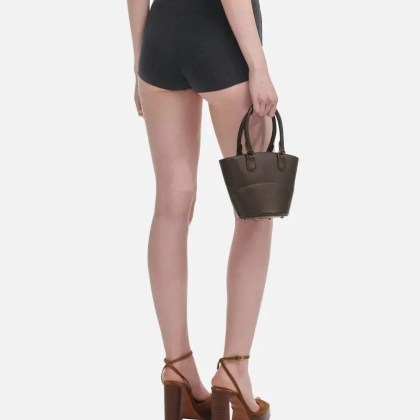 self-portrait - Grey Knit Shorts - Größe XS - grau – Bild 2