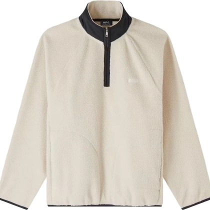 A.P.C. - fleece beige - Größe S - beige A.P.C. - fleece beige - Größe S - beige