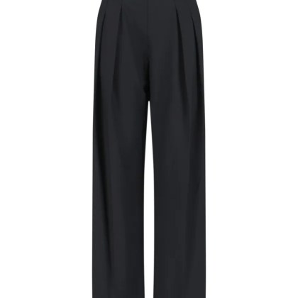 Victoria Beckham - Wide-Leg Trousers Black - Größe 10 - schwarz Victoria Beckham - Wide-Leg Trousers Black - Größe 10 - schwarz