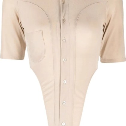 NINA MOUNAH - Bipeds Body Blouses Short Sleeve Champagne - Größe L - bunt NINA MOUNAH - Bipeds Body Blouses Short Sleeve Champagne - Größe L - bunt