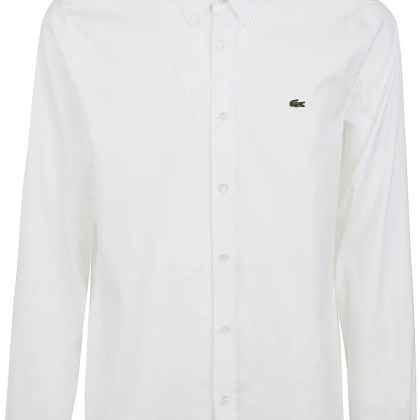 Lacoste - Shirts White - Größe 40 - weiß Lacoste - Shirts White - Größe 40 - weiß