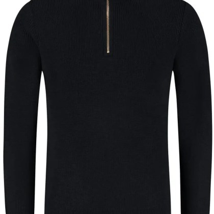 Paul & Shark - Men%27s Knitted Wool Zipped Sweater - Größe L - blau Paul & Shark - Men%27s Knitted Wool Zipped Sweater - Größe L - blau
