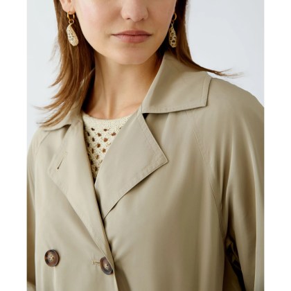 Oui - Trenchcoat - Größe 42 DAMEN - beige – Bild 3