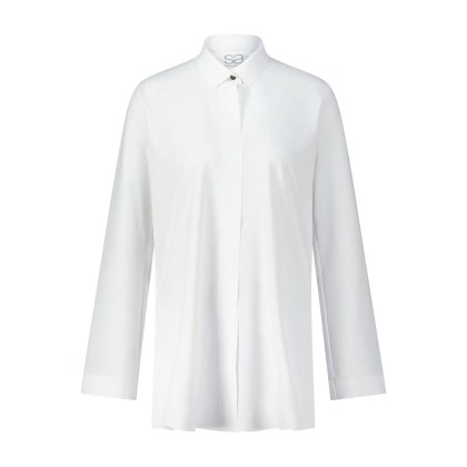 Sassenbach - Lange Hemdbluse Anoush - Größe 36 - weiß Sassenbach - Lange Hemdbluse Anoush - Größe 36 - weiß