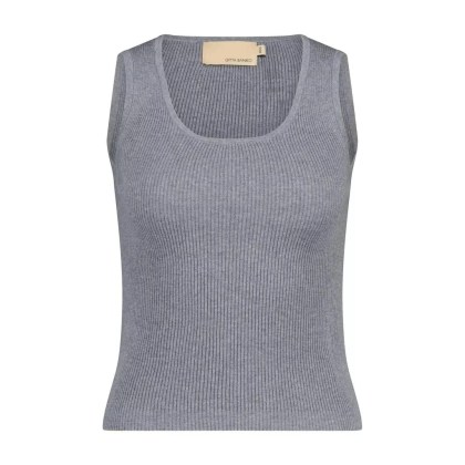 Gitta Banko - Geripptes Top Abigail - Größe XS/S - gray Gitta Banko - Geripptes Top Abigail - Größe XS/S - gray