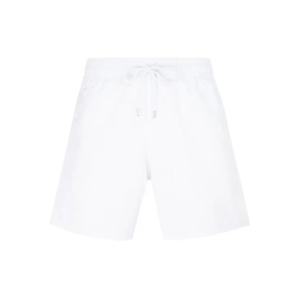 Vilebrequin - Moorea Swim Shorts With Elastic Waistband - Größe M - weiß Vilebrequin - Moorea Swim Shorts With Elastic Waistband - Größe M - weiß