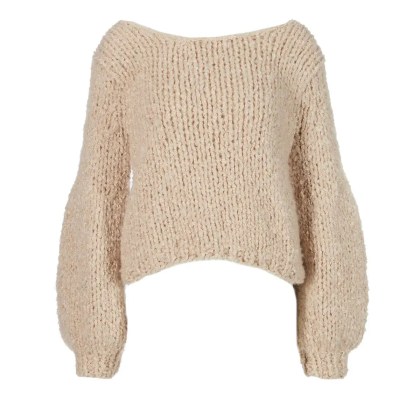 Ella Silla - Puffarm Boucklemix - Größe M/L - beige Ella Silla - Puffarm Boucklemix - Größe M/L - beige