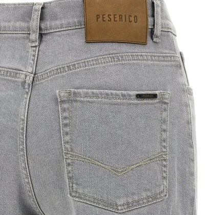 Peserico - Straight Leg Stretch Denim Jeans - Größe 42 - grau – Bild 2