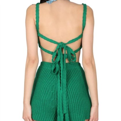 Alanui - Palm Springs Bralette - Größe S - grün – Bild 3