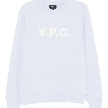 A.P.C. - Crew Neck Sweatshirt - Größe M - blau A.P.C. - Crew Neck Sweatshirt - Größe M - blau