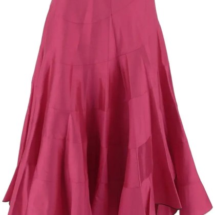Tory Burch - Silk Flared Skirt - Größe 8 - pink Tory Burch - Silk Flared Skirt - Größe 8 - pink