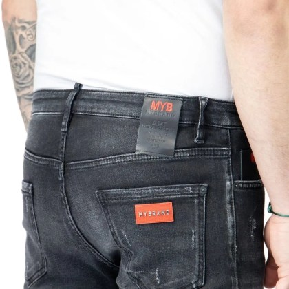 My Brand - MYB DEPARTMENT SHORT JEANS DENIM - Größe 32 - blue – Bild 3