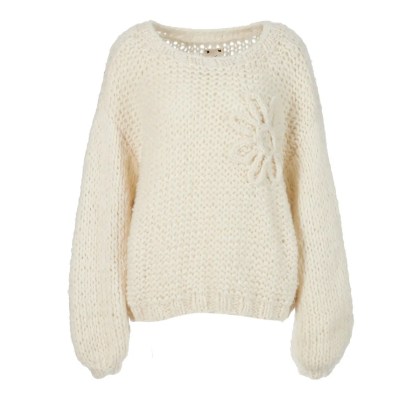 Ella Silla - Puffarm Blume - Größe M/L - creme Ella Silla - Puffarm Blume - Größe M/L - creme