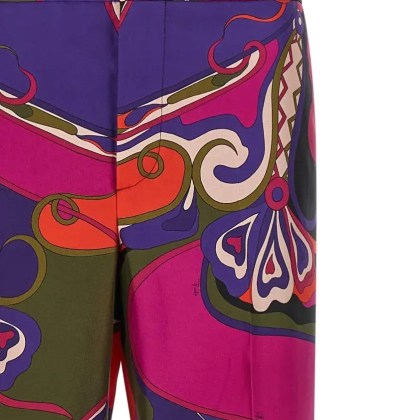 Emilio Pucci - Patterned Pants - Größe XS - pink – Bild 3