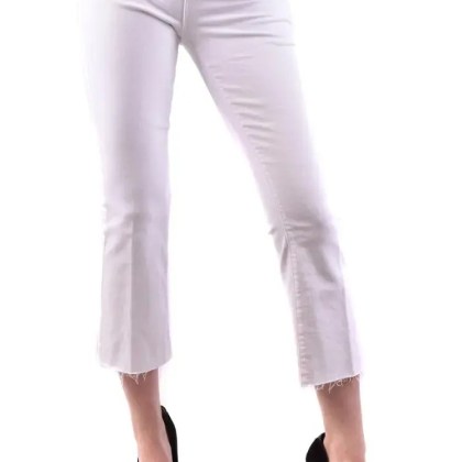 L%27AGENCE - Cropped White Jeans With Flared Silhouette - Größe 25 - lila L%27AGENCE - Cropped White Jeans With Flared Silhouette - Größe 25 - lila
