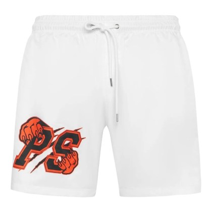 Plein Sport - Badehose - Größe L - weiß Plein Sport - Badehose - Größe L - weiß