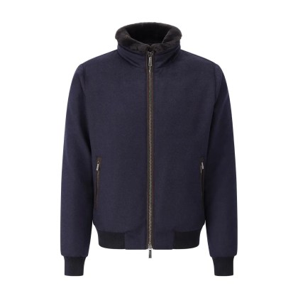 Moorer - Jacke Bellati aus Woll-Kaschmir-Mix - Größe 54 - blau Moorer - Jacke Bellati aus Woll-Kaschmir-Mix - Größe 54 - blau