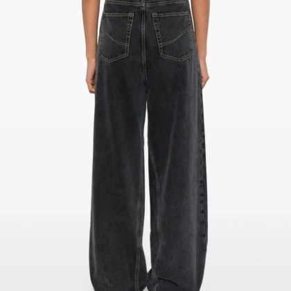 Stella McCartney - Black And Grey Denim Jeans - Größe 27 - grau – Bild 2