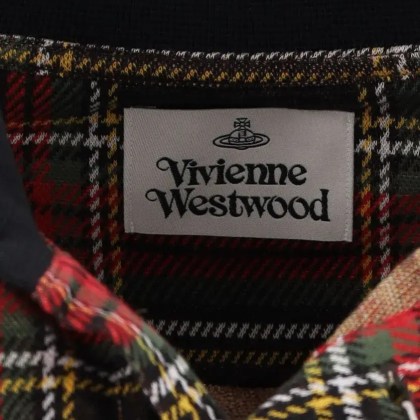 Vivienne Westwood - Multicolor Tartan Polo Shirt With Classic Collar - Größe L - bunt – Bild 2