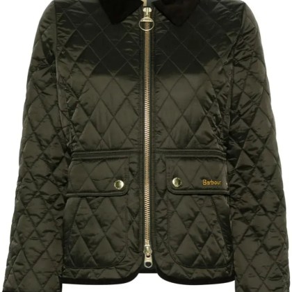 Barbour - Beadnell Fitted Quilted Jacket - Größe 14 - grün Barbour - Beadnell Fitted Quilted Jacket - Größe 14 - grün