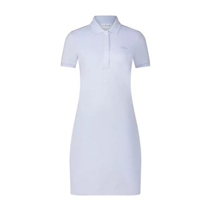 Lacoste - Polo Dress In Soft Mini Stretch Cotton Piqué - Größe 42 - schwarz – Bild 3